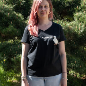 Koszulka z pikselowym gołębiem - TYPIARA