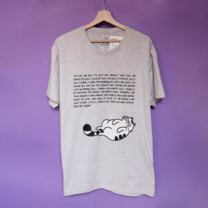 Koszulka z Panem Kotem Szczepanem z rozkminą egzystencjalną