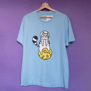 Koszulka z Panem Kotem Szczepanem na księżycu z sera