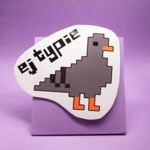 Wielki foliowy gołąb - EJ TYPIE