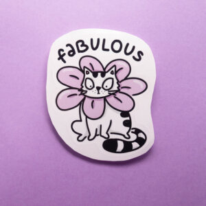 Naklejka Pan Kot Szczepan jest fabulous