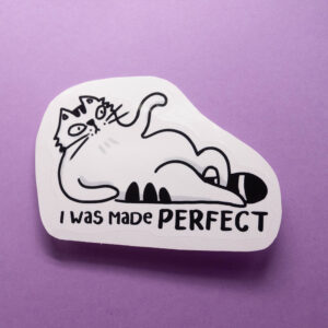 Naklejka Pan Kot Szczepan jest perfekcyjny