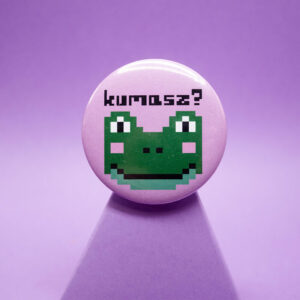 Duża przypinka ŻABA