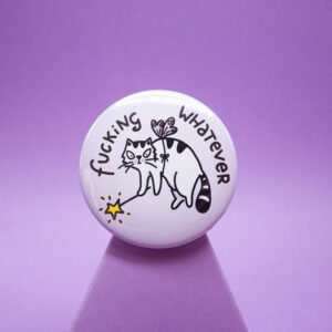 Duża przypinka Pan Kot Szczepan wróżka