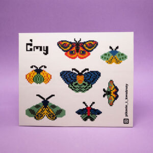 Pikselowe naklejki ĆMY