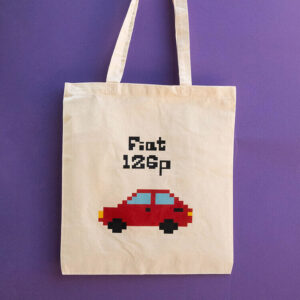 Torba z pikselowym Fiatem 126p