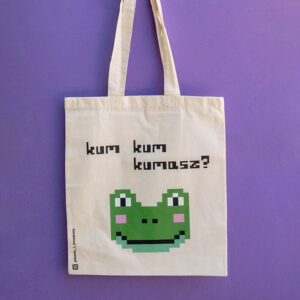 Torba z pikselową żabą
