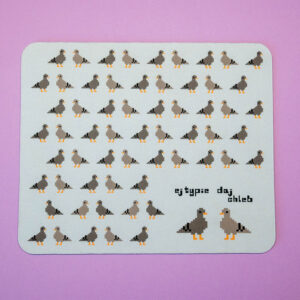 Podkładka pod myszkę gołębiowa - niebieska